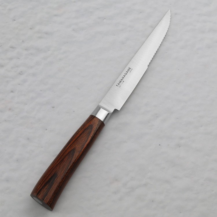 Tamahagane SAN Brown VG-5 Japoński Nóż Do Steków 12,5cm