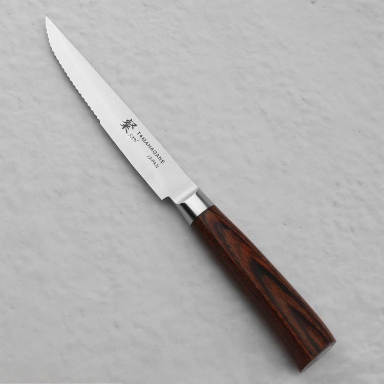 Tamahagane SAN Brown VG-5 Japoński Nóż Do Steków 12,5cm