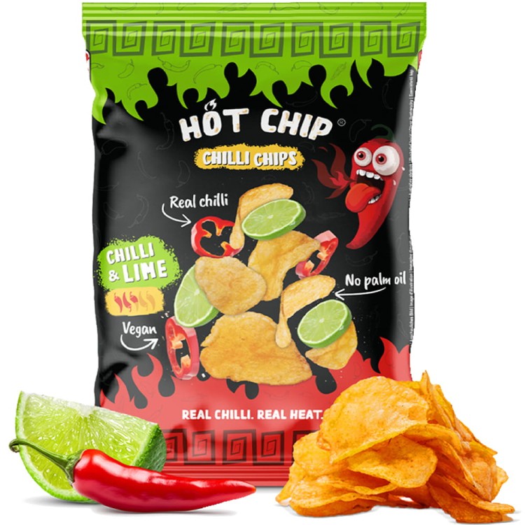 Chilli Strips 80 000 SHU SMOKED SCORPIO Zdrowe Bez Glutenu 80g HOT CHIP