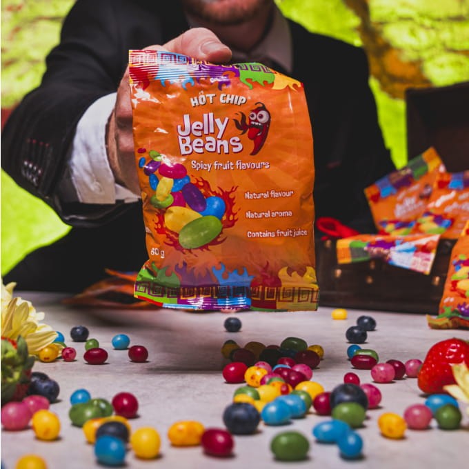 Ognisto Owocowe Żelki Fasolki Ostre Owoce JELLY BELLY 60g HOT CHIP