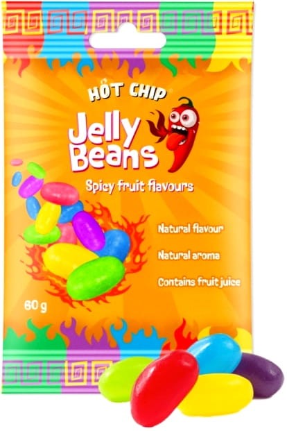 Ognisto Owocowe Żelki Fasolki Ostre Owoce JELLY BELLY 60g HOT CHIP