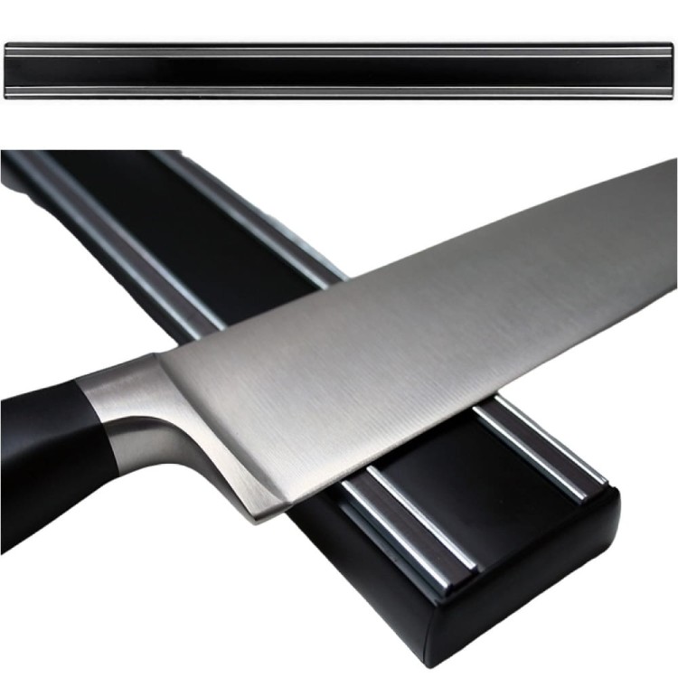 BISBELL Metalowa Listwa Magnetyczna Czarna Na Noże 50cm 500mm B44X50