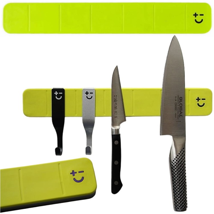 BISBELL Zielona Listwa Magnetyczna Na Noże 30x4,5x2cm 300mm