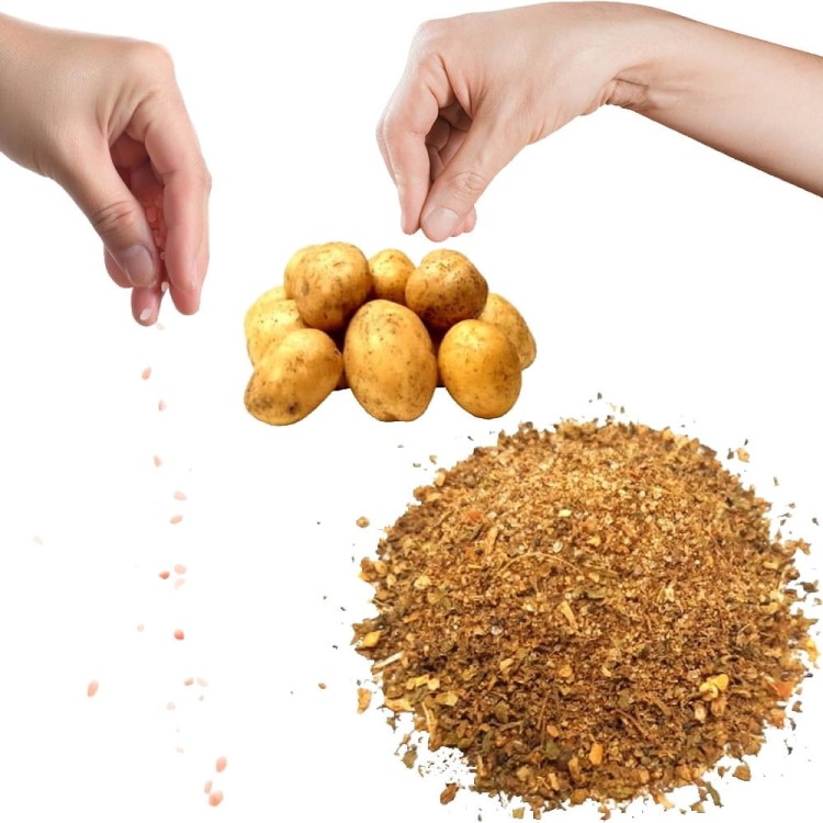 Przyprawa Do Ziemniaków i Frytek Bez Chemii Mieszanka Ziół i Przypraw 50g SKWORCU