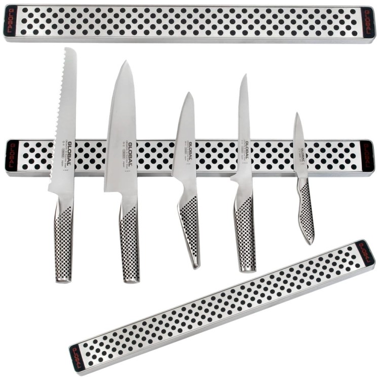 Global Japońska Listwa Magnetyczna Kropkowana 51cm Przechowanie Noży G-4251