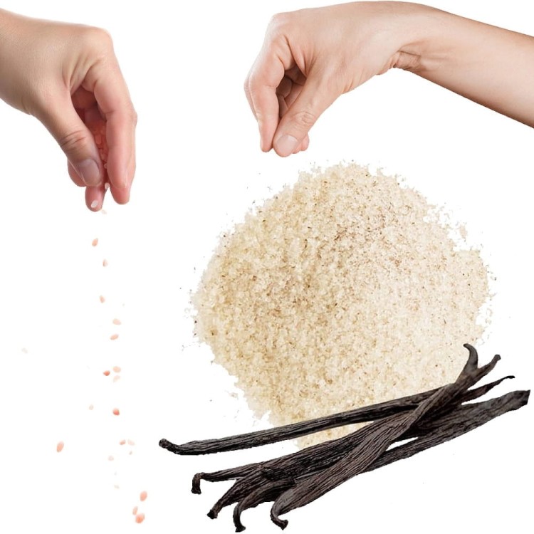 Cukier Waniliowy Naturalna Aromatyczna Wanilia Pyszny Smak i Zapach 75g SKWORCU