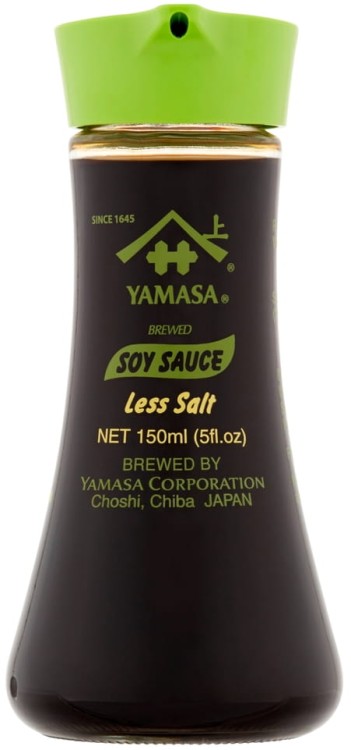 Japoński Sos Sojowy Do Sushi LIGHT Mniej Słony Soli Dyspenser 150ml YAMASA