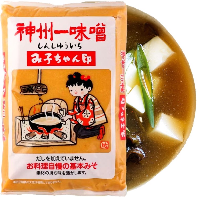 Japońska Pasta z Fermentowanej Soi Do Zupy Miso Jasna Shiro 1kg 1000g MIKO BRAND