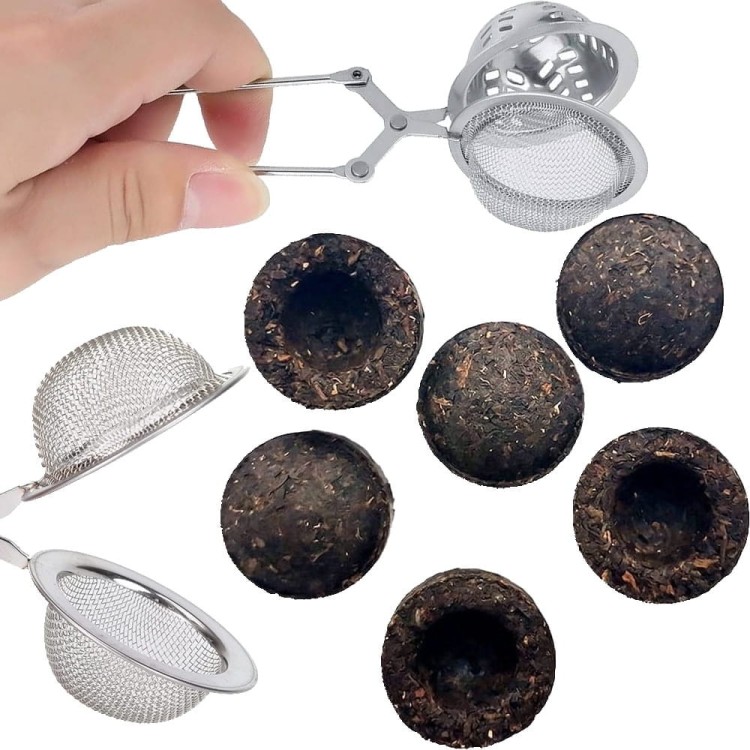 Herbata Czerwona Prasowana Naturalna Odchudzanie Pu-Erh Tou-Cha 5 Sztuk SKWORCU