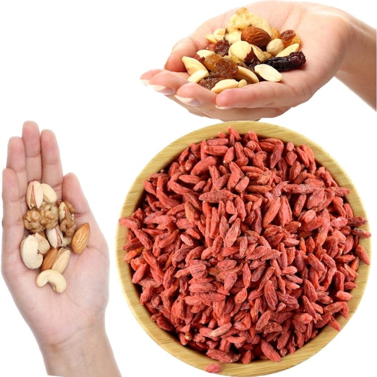 Jagody Goji Suszone Zdrowe Naturalne Azjatyckie Owoce Suszone Na Słońcu 50g SKWORCU