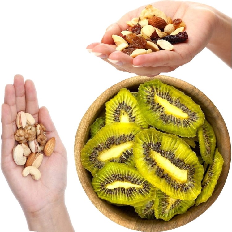 Kiwi Kandyzowane Naturalne Plastry Krążki Owoców Owoce w Cukrze Słodki 100g SKOWRCU