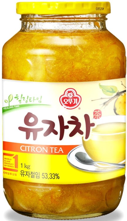 Koreańska Herbata CYTRYNOWA Rozgrzewająca Konfitura Citron Yuzu Tea 1kg OTTOGI