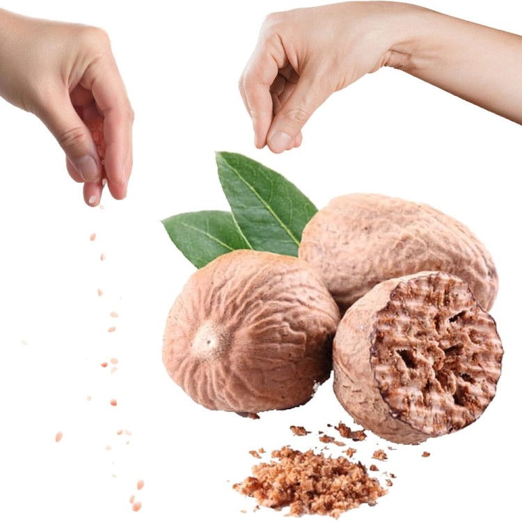 Gałka Muszkatołowa Cała Naturalna Aromatyczna Przyprawa Cały Orzech 6 Sztuk SKWORCU