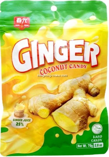 Cukierki Kokosowo Imbirowe Intensywne Rozgrzewające 78g CHUN GUANG