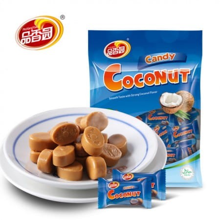 Cukierki Kokosowe Egzotyczne Kremowe o Smaku Kokosa 78g CHUN GUANG