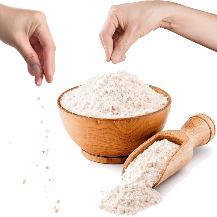 Mąka Ryżowa Drobna Naturalna Zdrowa Bezglutenowa Do Wypieków Zup Sosów 200g SKWORCU