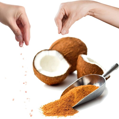 Cukier Kokosowy Palmowy Zdrowy Naturalny z Kokosa Zamiennik Cukru 100g SKWORCU