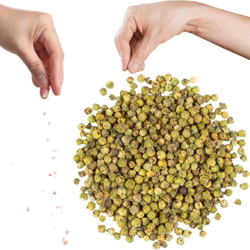 Pieprz Zielony Ziarno Indyjski Ziarnisty Aromatyczny Naturalny Indie 30g SKWORCU