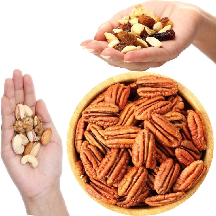 Orzechy Pecan Pekan Naturalne Zdrowe Świeże Wysoka Jakość Bakalie 100g SKWORCU