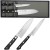 Tojiro Classic Damascus VG-10 Japoński Zestaw 2 Noży Nóż Uniwersalny 12cm i Santoku 17cm w Etui