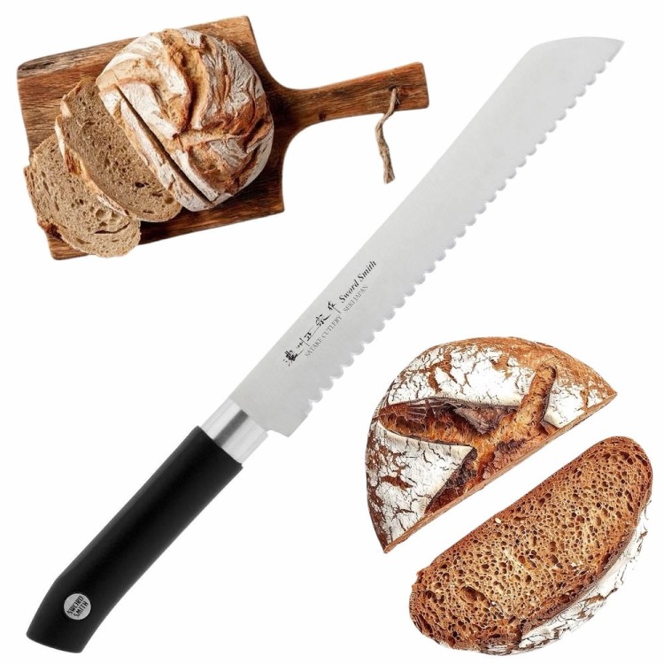 Satake Sword Smith Japoński Nóż Kuchenny Do Pieczywa Chleba Bułek 56HR 21cm