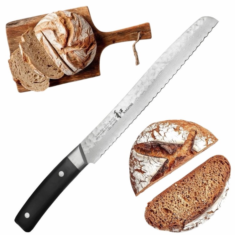 Nagomi Kuro Japoński Nóż Do Pieczywa 23cm