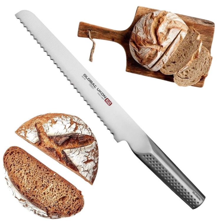 Global Ukon Japoński Nóż Do Pieczywa 22cm GU-03