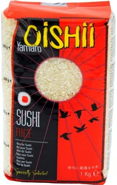 Ryż Kleisty Do Sushi Włoski Oishii Oryginalny Okrągłe Ziarno 1kg 1000g OISHII YAMATO