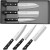 Zestaw 3 Noży Tojiro Basic VG-10 Japoński Uniwersalny 13,5cm i Nakiri 16,5cm i Santoku 16,5cm