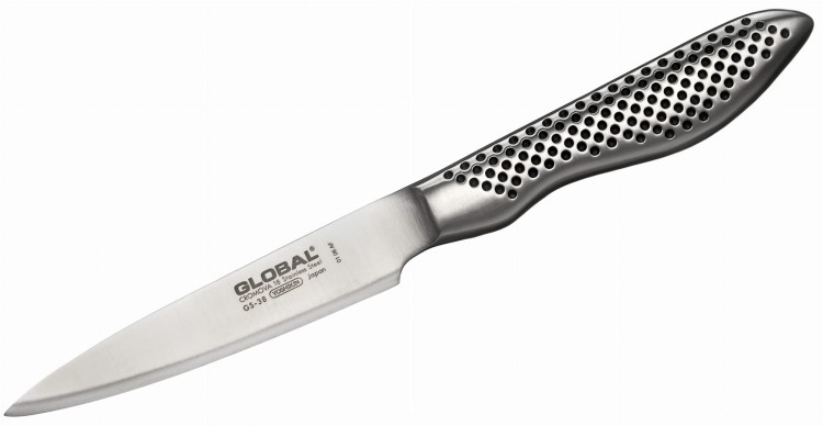 Global Japoński Komplet 5 Noży w Białym Bloku GKB52CW-SET5