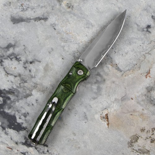 Mcusta Shinra Maxima Green SG2 Japoński Nóż Składany 9cm