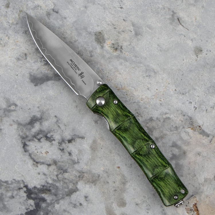 Mcusta Shinra Maxima Green SG2 Japoński Nóż Składany 9cm