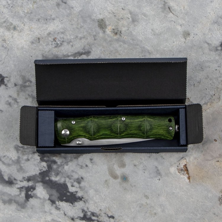 Mcusta Shinra Maxima Green SG2 Japoński Nóż Składany 9cm