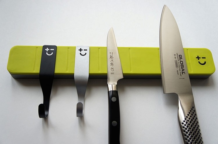 BISBELL Zielona Listwa Magnetyczna Na Noże 30x4,5x2cm 300mm