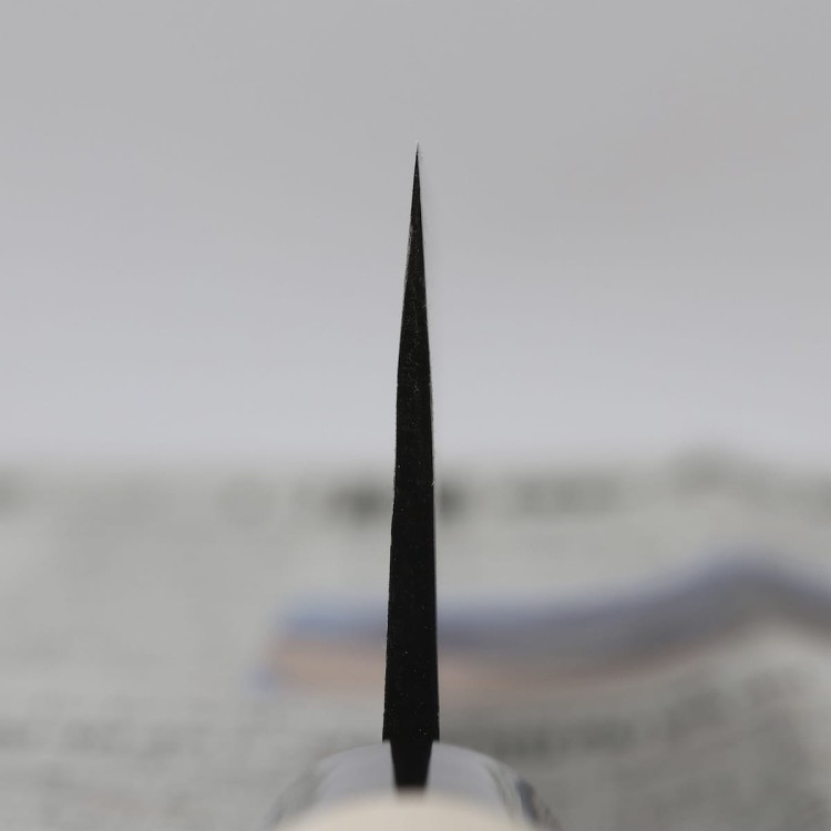 Kanetsune Aogami#2 Kurouchi Japoński Nóż Santoku 16,5cm