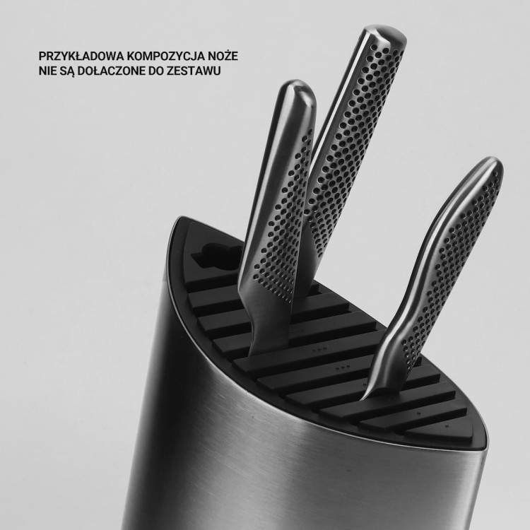 Global Japoński Stalowy Blok Na 9 Noży w Kształcie Żaglowca Limited 40th Anniversary GKB-52/40AN