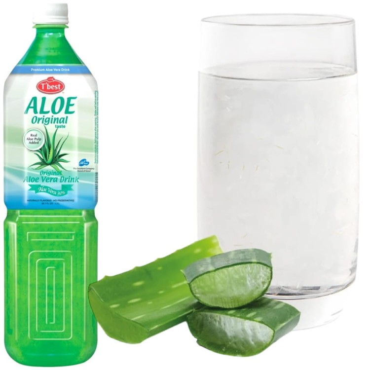 Napój Aloesowy Aloe Vera z Naturalnymi Cząsteczkami Miąższu ORIGINAL 1500ml 1,5L T'best