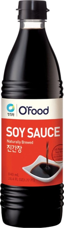 Koreański Sos Sojowy Jasny Do Potraw i Woka Naturalnie Warzony 840ml O'FOOD