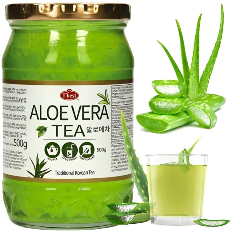 Herbata Koreańska Aloe Aloes Orzeźwiająca Ice And Hot 500g T'BEST