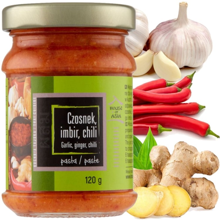 Pasta Czosnek Chilli Imbir