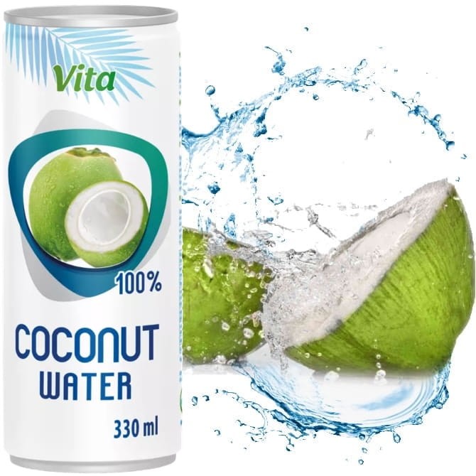 Zdrowa Woda Kokosowa z Kokosa 100% Naturalne Nawodnienie 320ml 0,32L VITA
