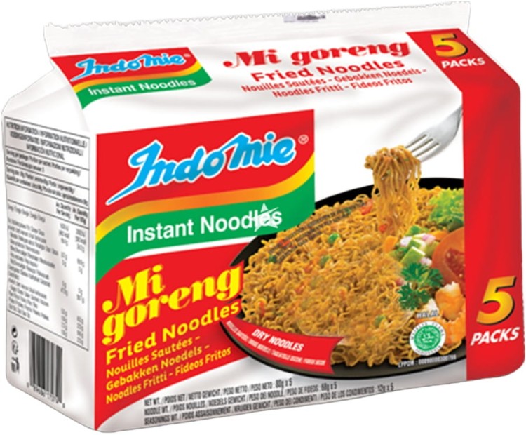 WIELOPAK Indonezyjski Makaron Zupka Stir Fry MI GORENG Instant Noodles 5x80g INDOMIE