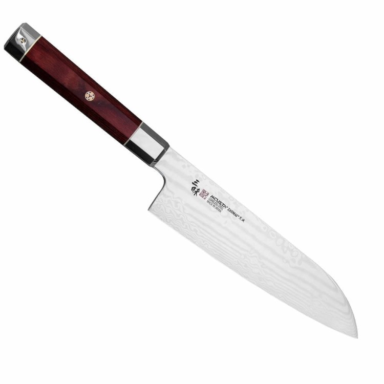 Mcusta Zanmai VG-10 Ultimate Aranami Japoński Nóż Kuchenny Santoku 18cm