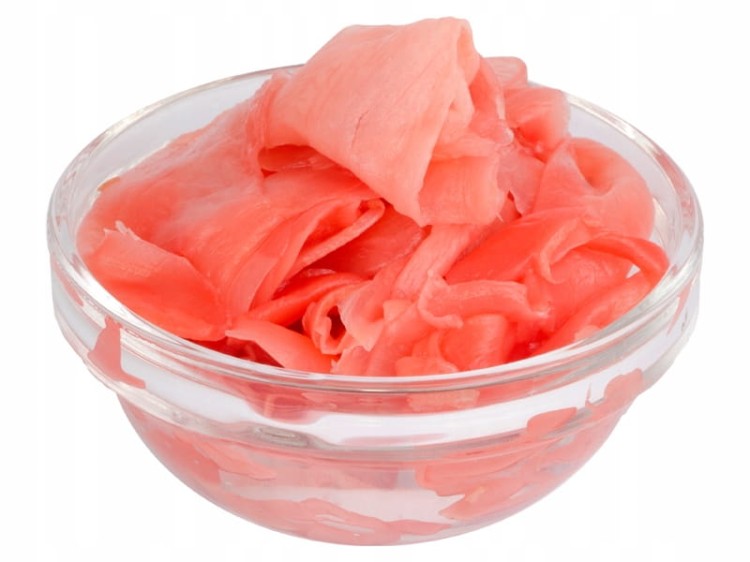 Imbir Marynowany Do Sushi Różowy Oczyszcza Kubki Smakowe 240g ASIA KITCHEN