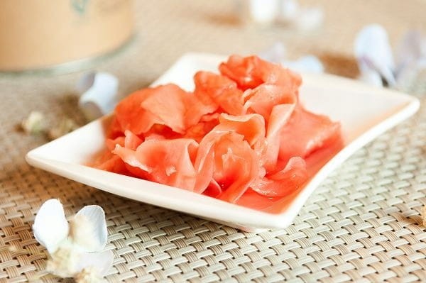 Imbir Marynowany Do Sushi Różowy Oczyszcza Kubki Smakowe 240g ASIA KITCHEN