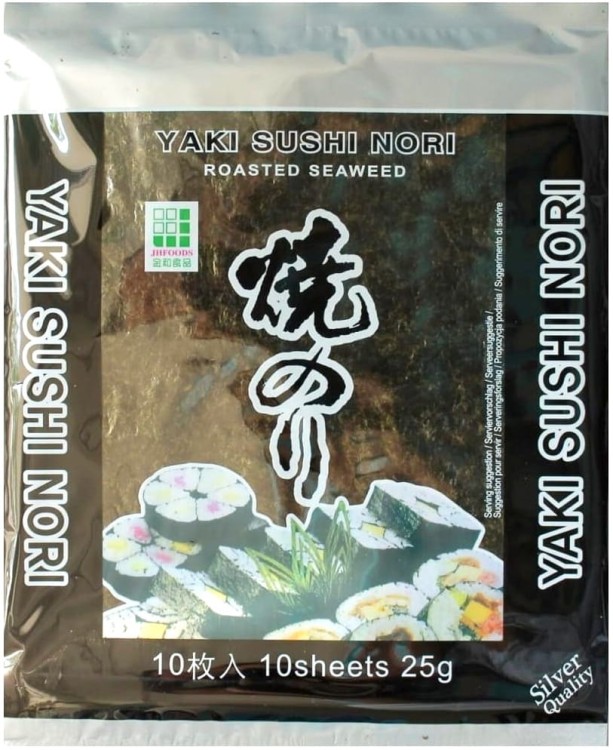 ZESTAW 3 RÓŻNYCH NORI Wodorosty Algi Glony Do Sushi GOLD SILVER  i GREEN 30 Sztuk JHFOODS