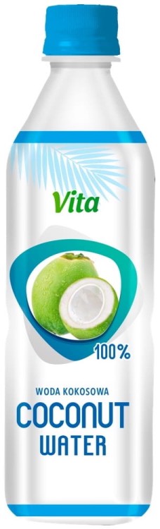 Zdrowa Woda Kokosowa z Kokosa 100% Naturalne Nawodnienie 500ml 0,5L VITA