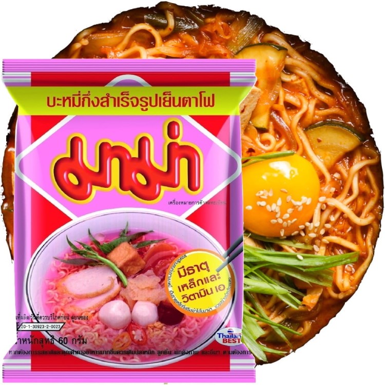 Tajska Zupka Błyskawiczna Makaron Instant o Smaku Yentafo Tofu 60g MAMA