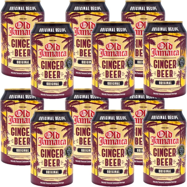 WIELOPAK Napój Piwo Bezalkoholowe Imbirowe Smak Imbiru Ginger Beer 12x330ml OLD JAMAICA