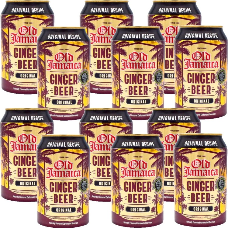 WIELOPAK Napój Piwo Bezalkoholowe Imbirowe Smak Imbiru Ginger Beer 12x330ml OLD JAMAICA